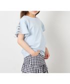 【アー ヴェー ヴェー/a.v.v / KIDS】の120-160 【接触冷感/安心の綿100%/毛玉になりにくい】レースアップスリーブTシャツ ライトブルー|ID: prp329100004938512 ipo3291000000037058266