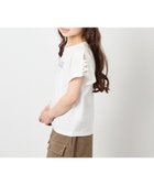 【アー ヴェー ヴェー/a.v.v / KIDS】の120-160 【接触冷感/安心の綿100%/毛玉になりにくい】レースアップスリーブTシャツ ホワイト|ID: prp329100004938512 ipo3291000000037058268