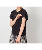 【アー ヴェー ヴェー/a.v.v / KIDS】の120-160 【接触冷感/安心の綿100%/毛玉になりにくい】レースアップスリーブTシャツ ブラック|ID: prp329100004938512 ipo3291000000037058269