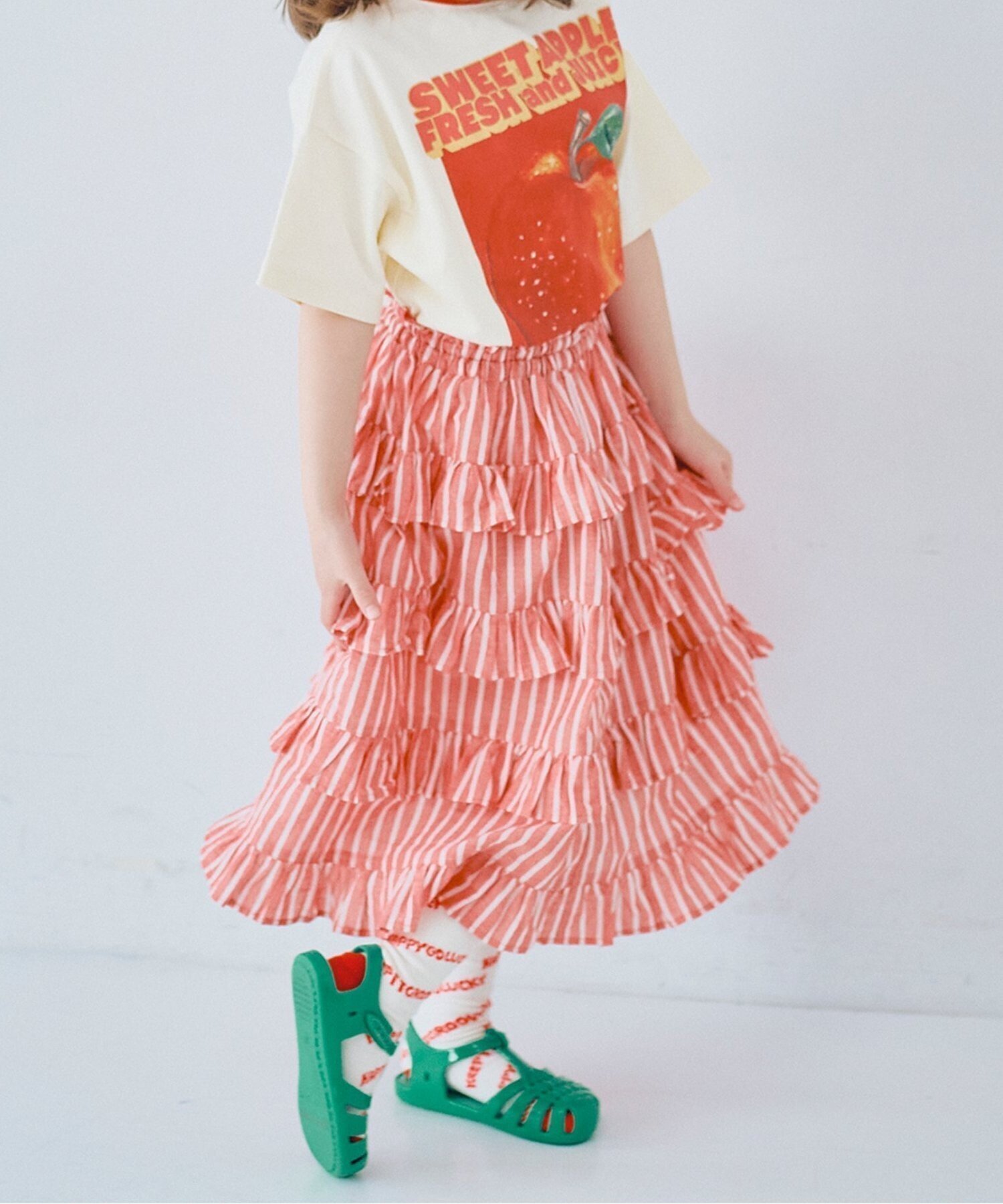 【エフオー オンラインストア/F.O.Online Store / KIDS】のスカートにもなる2WAYティアードフリルワンピース リンク 人気、トレンドファッション・服の通販 founy(ファニー) 　ファッション　Fashion　キッズファッション　Fashion for Kids　ワンピース　Dresses　おすすめ　Recommended / Our Picks　キャミソール　Camisole, Spaghetti Strap Top　 other-1|ID: prp329100004938514 ipo3291000000037058272