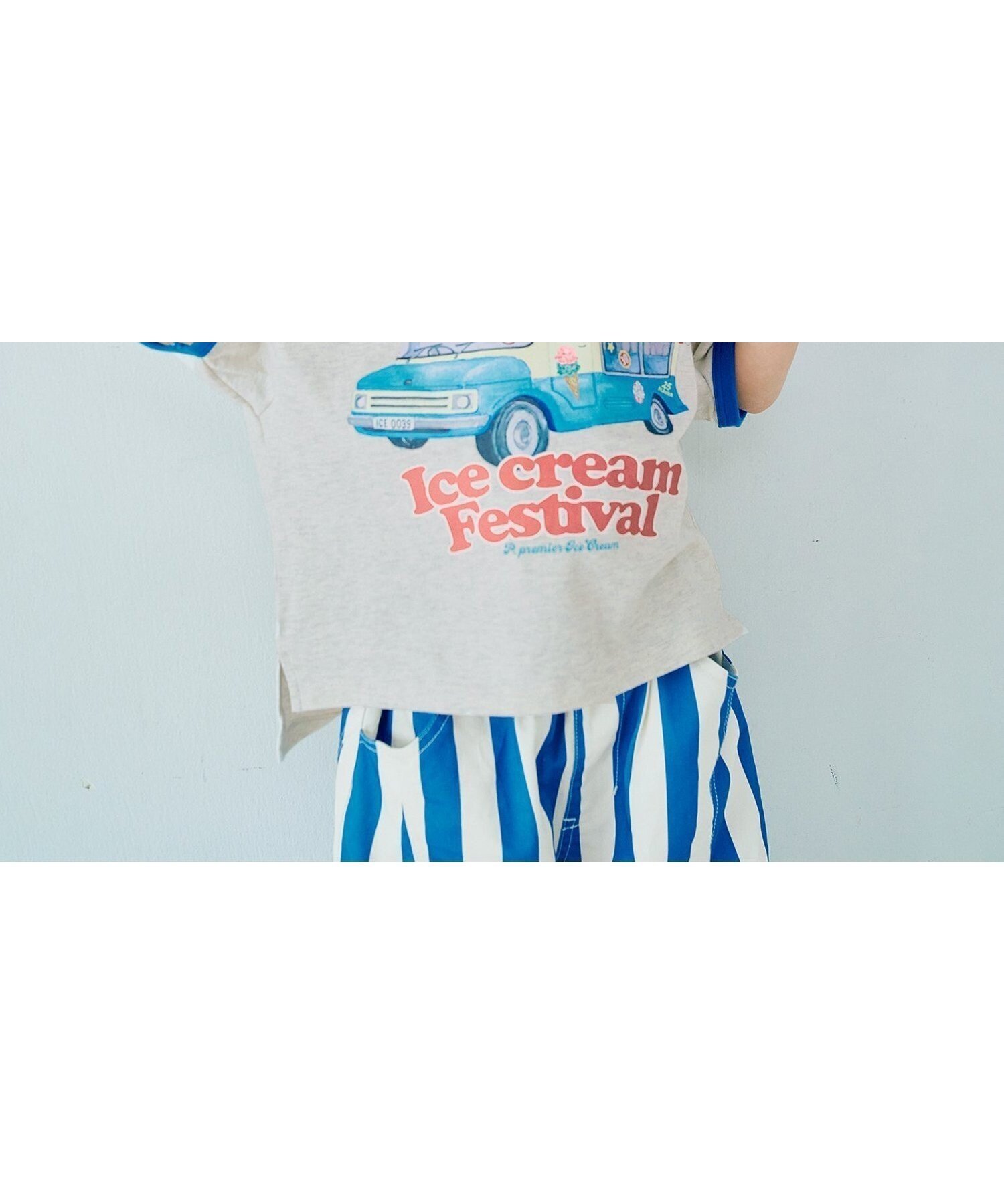 【エフオー オンラインストア/F.O.Online Store / KIDS】のいろんなアイスちょーだいグラフィックリンガーTシャツ 全8色 インテリア・キッズ・メンズ・レディースファッション・服の通販 founy(ファニー) 　ファッション　Fashion　キッズファッション　Fashion for Kids　おすすめ　Recommended / Our Picks　イエロー　Yellow　カラフル　Colorful Design　プリント　Print, Printed Pattern　ベビー　Baby, Babywear　グレー|ID: prp329100004938515 ipo3291000000037058281