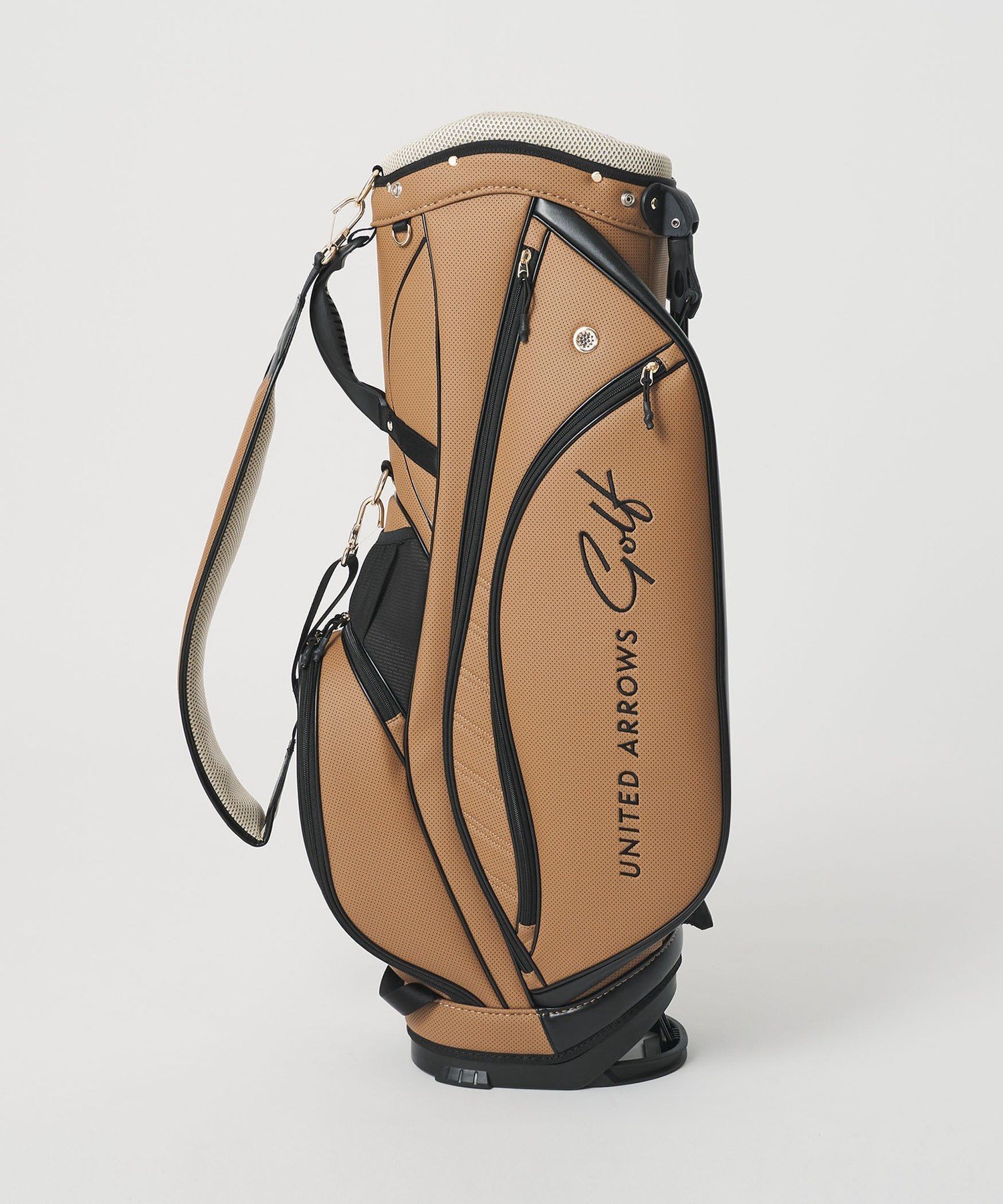 【ユナイテッドアローズ/UNITED ARROWS / MEN】のパンチング スタンド キャディ バッグ インテリア・キッズ・メンズ・レディースファッション・服の通販 founy(ファニー) 　ファッション　Fashion　メンズファッション　Fashion for Men　バッグ　Bags　2026年　2026　おすすめ　Recommended / Our Picks　スタンダード　Standard, Basic　スタンド　Stand Collar, Upright Stand　バランス　Balance, Style Balance　プレート　Plate, Dish　ポケット　Pocket, Pocket Detail　ポーチ　Pouch, Small Case　MD.BROWN|ID: prp329100004938520 ipo3291000000037058309