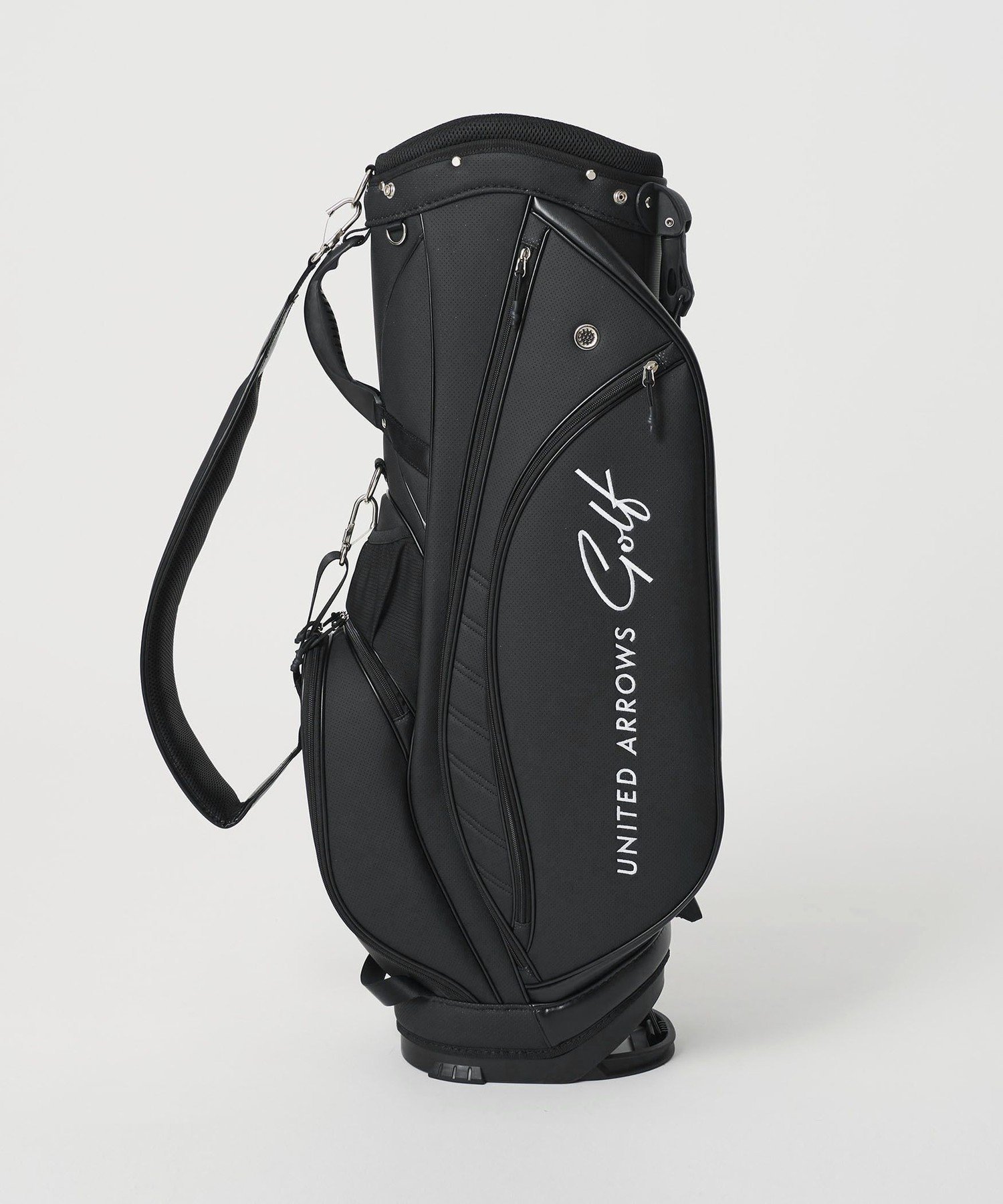 【ユナイテッドアローズ/UNITED ARROWS / MEN】のパンチング スタンド キャディ バッグ インテリア・キッズ・メンズ・レディースファッション・服の通販 founy(ファニー) 　ファッション　Fashion　メンズファッション　Fashion for Men　バッグ　Bags　2026年　2026　おすすめ　Recommended / Our Picks　スタンダード　Standard, Basic　スタンド　Stand Collar, Upright Stand　バランス　Balance, Style Balance　プレート　Plate, Dish　ポケット　Pocket, Pocket Detail　ポーチ　Pouch, Small Case　BLACK|ID: prp329100004938520 ipo3291000000037058310