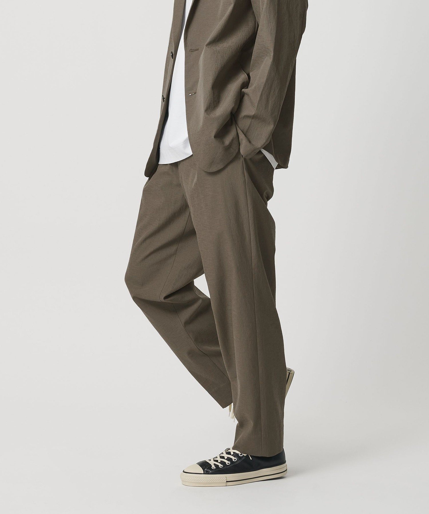 【ビューティ&ユース ユナイテッドアローズ/BEAUTY&YOUTH / UNITED ARROWS / MEN】のKOMATSU PACK 1プリーツ イージー ワイド テーパード パンツ NO.9 セットアップ対応 撥水 ウォッシャブル インテリア・キッズ・メンズ・レディースファッション・服の通販 founy(ファニー) 　ファッション　Fashion　メンズファッション　Fashion for Men　ボトムス　Bottoms　ウォッシャブル　Machine Washable　エレガント 上品　Elegant　コイン　Coin, Coin Design　ジャケット　Jacket, Outerwear　スタンダード　Standard, Basic　スポーツ　Sports, Activewear　セットアップ　Set-Up, Coordinated Outfit　テーパード　Tapered, Tapered Pants　トレンド　Trend, Trending Now　長袖　Long Sleeve, Full Sleeve　バランス　Balance, Style Balance　ブルゾン　Blouson, Bomber Jacket　プリーツ　Pleats, Pleated　ポケット　Pocket, Pocket Detail　別注　Limited Edition, Custom Order　半袖　Short Sleeve, Half Sleeve　リラックス　Relax, Relaxed Fit　ルーズ　Loose, Oversized　ループ　Loop, Loop Knit　ワイド　Wide, Wide Fit　おすすめ　Recommended / Our Picks　2026年　2026　MOCA|ID: prp329100004938521 ipo3291000000037058313