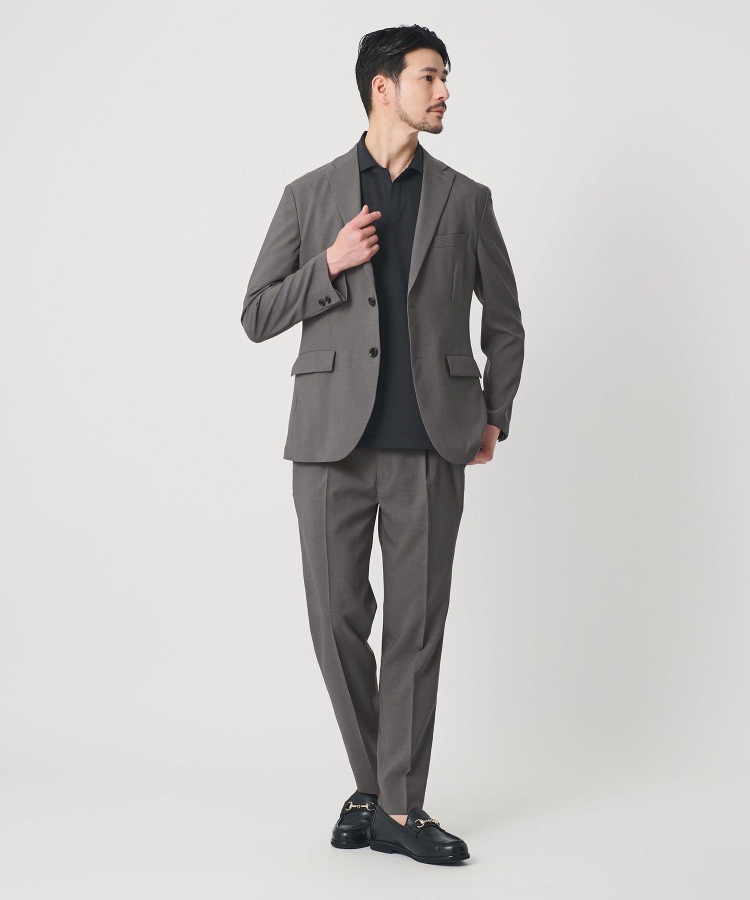 【ビューティ&ユース ユナイテッドアローズ/BEAUTY&YOUTH / UNITED ARROWS / MEN】の【WEB限定 WARDROBE SMART】 Reflax ポプリン ジャケット イージーパンツ インテリア・キッズ・メンズ・レディースファッション・服の通販 founy(ファニー) 　ファッション　Fashion　メンズファッション　Fashion for Men　ボトムス　Bottoms　インナー　Innerwear　ウォッシャブル　Machine Washable　コイン　Coin, Coin Design　吸水　Absorbent, Quick-Dry　サマー　Summer, Summer Style　シェイプ　Shape, Slim Fit　ショルダー　Shoulder, Shoulder Strap　ジャケット　Jacket, Outerwear　ストレッチ　Stretch, Stretchy Fabric　スマート　Smart, Elegant　セットアップ　Set-Up, Coordinated Outfit　バランス　Balance, Style Balance　ファブリック　Fabric, Textile　フィット　Fit, Slim Fit　フラップ　Flap, Flap Pocket　プリーツ　Pleats, Pleated　ポケット　Pocket, Pocket Detail　ミドル　Middle Length, Mid Height　おすすめ　Recommended / Our Picks　エレガント 上品　Elegant　入学式　Entrance Ceremony　卒業式　Graduation Ceremony　MD.GRAY|ID: prp329100004938525 ipo3291000000037058327