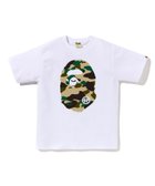 【アベイシングエイプ/A BATHING APE / MEN】の1ST CAMO BIG APE HEAD TEE 人気、トレンドファッション・服の通販 founy(ファニー) ファッション Fashion メンズファッション Fashion for Men インナー Innerwear グラフィック Graphic, Graphic Design ショート Short, Short Length スリーブ Sleeve, Long Sleeve / Short Sleeve フロント Front, Front Design プリント Print, Printed Pattern ラバー Rubber, Rubber Sole thumbnail WH×YE|ID: prp329100004938528 ipo3291000000037058338