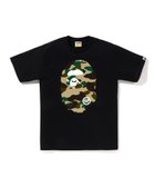 【アベイシングエイプ/A BATHING APE / MEN】の1ST CAMO BIG APE HEAD TEE 人気、トレンドファッション・服の通販 founy(ファニー) ファッション Fashion メンズファッション Fashion for Men インナー Innerwear グラフィック Graphic, Graphic Design ショート Short, Short Length スリーブ Sleeve, Long Sleeve / Short Sleeve フロント Front, Front Design プリント Print, Printed Pattern ラバー Rubber, Rubber Sole thumbnail BK×YE|ID: prp329100004938528 ipo3291000000037058340