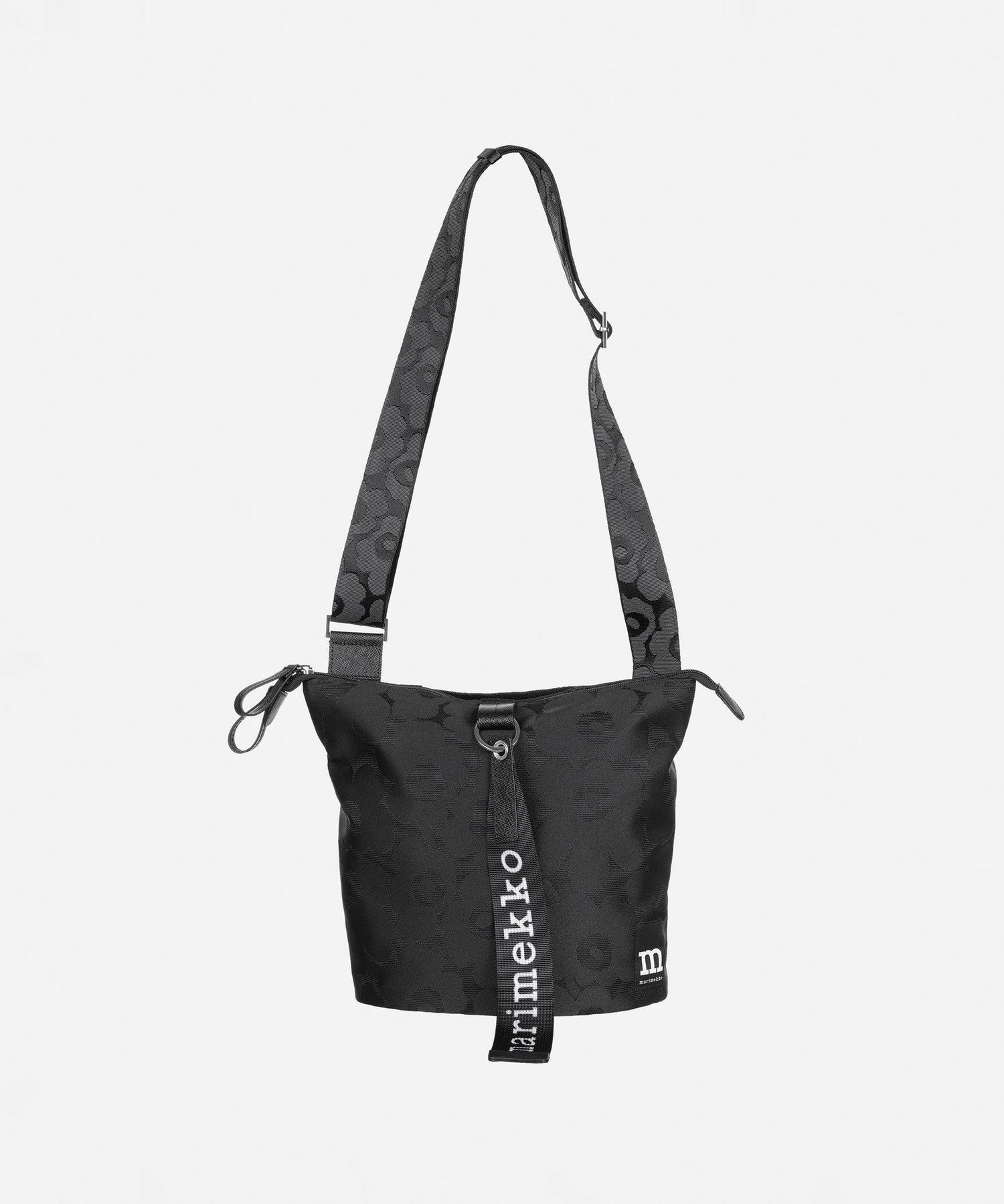 【マリメッコ/marimekko】のCarry All Unikko ショルダーバッグ インテリア・キッズ・メンズ・レディースファッション・服の通販 founy(ファニー) 　ファッション　Fashion　レディースファッション　Fashion for Women　バッグ　Bags　パターン　Pattern, Design Print　ラップ　Wrap, Wrap Design　ワンポイント　One Point, Statement Accent　ブラック|ID: prp329100004938529 ipo3291000000037058343