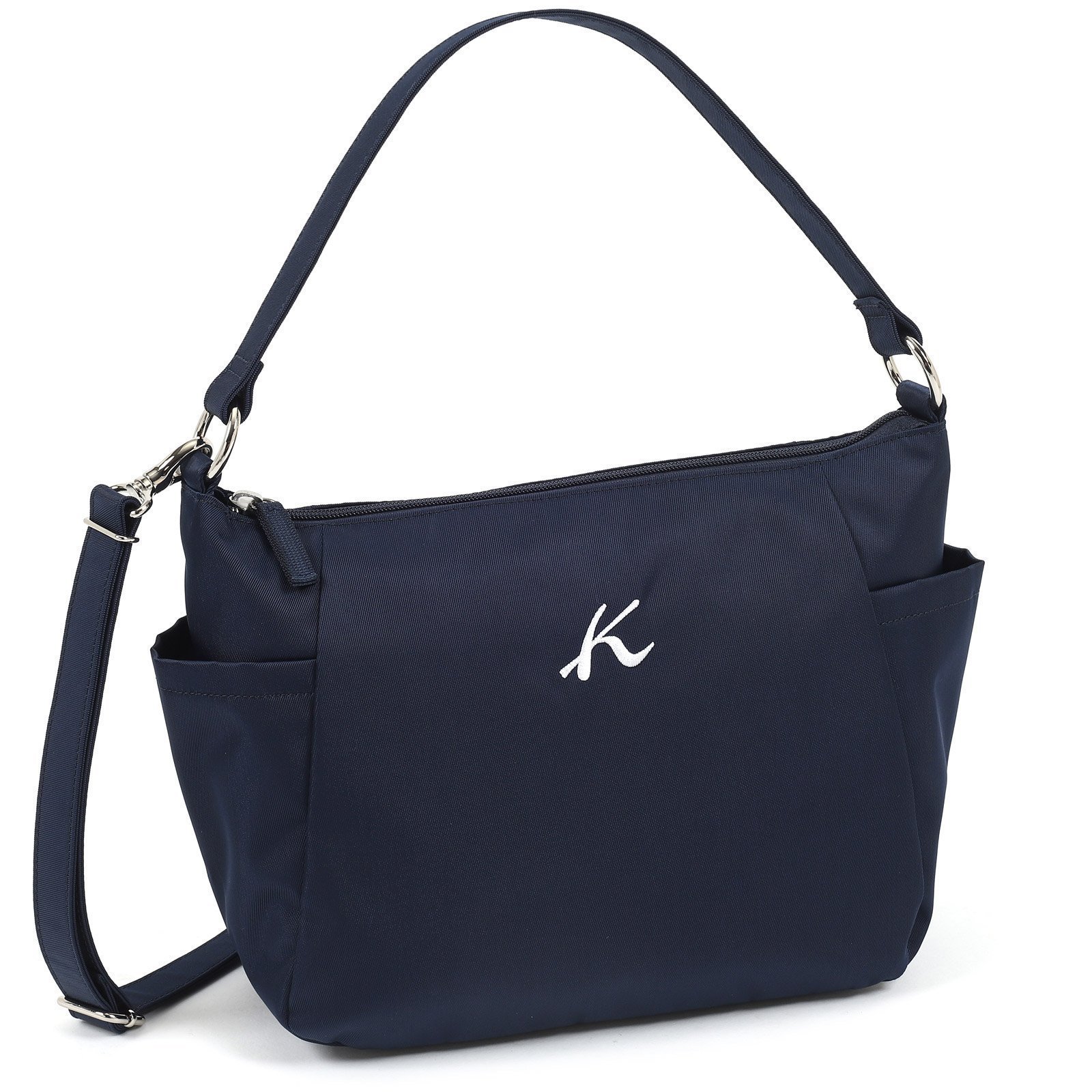 【キタムラ/Kitamura】の【WEB限定】2wayセミショルダーバッグ R-0794 インテリア・キッズ・メンズ・レディースファッション・服の通販 founy(ファニー) 　ファッション　Fashion　レディースファッション　Fashion for Women　ショルダー　Shoulder, Shoulder Strap　シンプル　Simple, Minimal　ハンカチ　Handkerchief, Hanky　ポケット　Pocket, Pocket Detail　ワンポイント　One Point, Statement Accent　ダークブルー10101|ID: prp329100004938543 ipo3291000000037058384