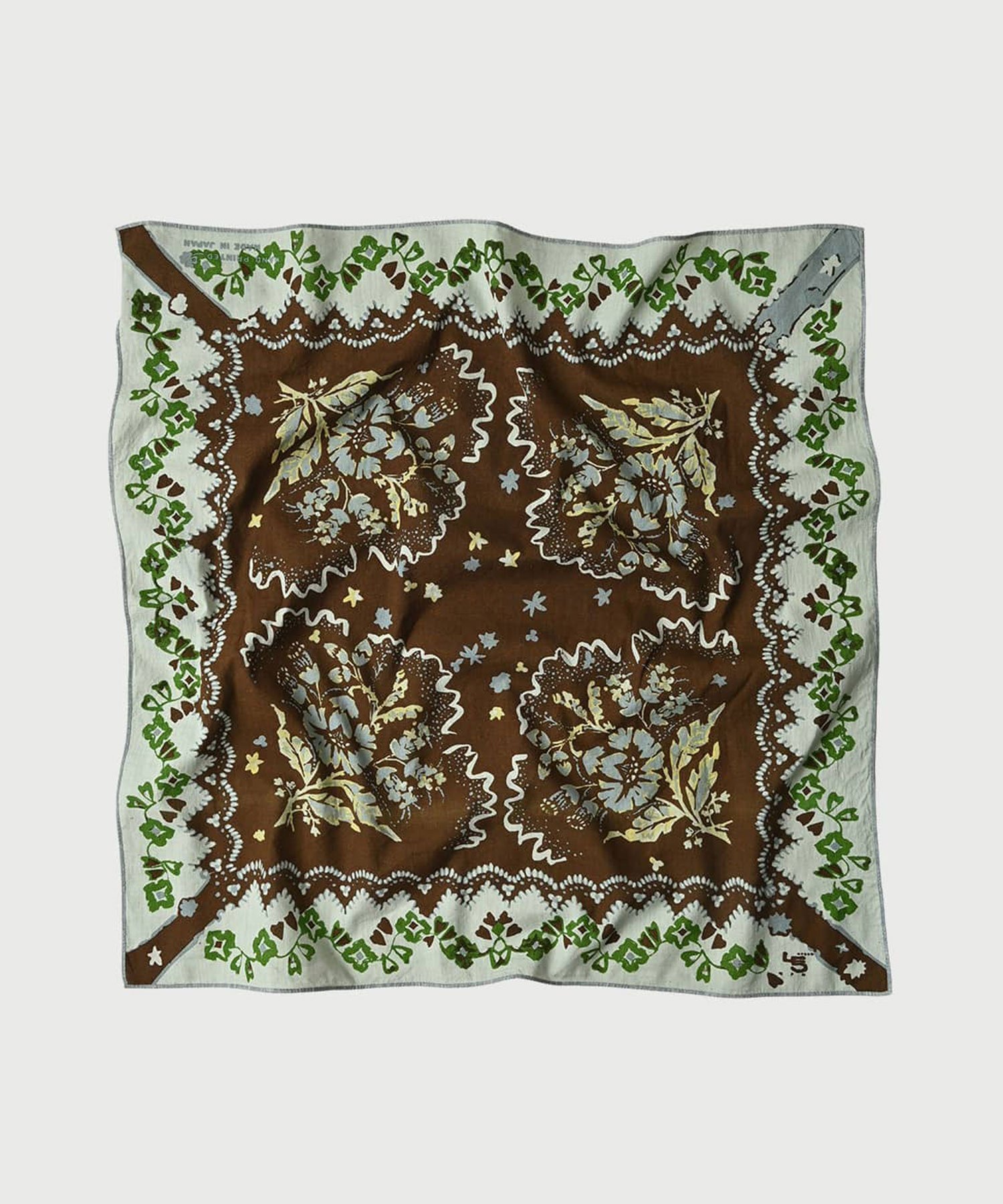 【フォーティファイブ アール/45R】のインドカディのアーミッシュビッグバンダナ インテリア・キッズ・メンズ・レディースファッション・服の通販 founy(ファニー) 　ファッション　Fashion　レディースファッション　Fashion for Women　スカーフ　Scarf, Neckwear　バンダナ　Bandana, Head Scarf　茶|ID: prp329100004938553 ipo3291000000037058435