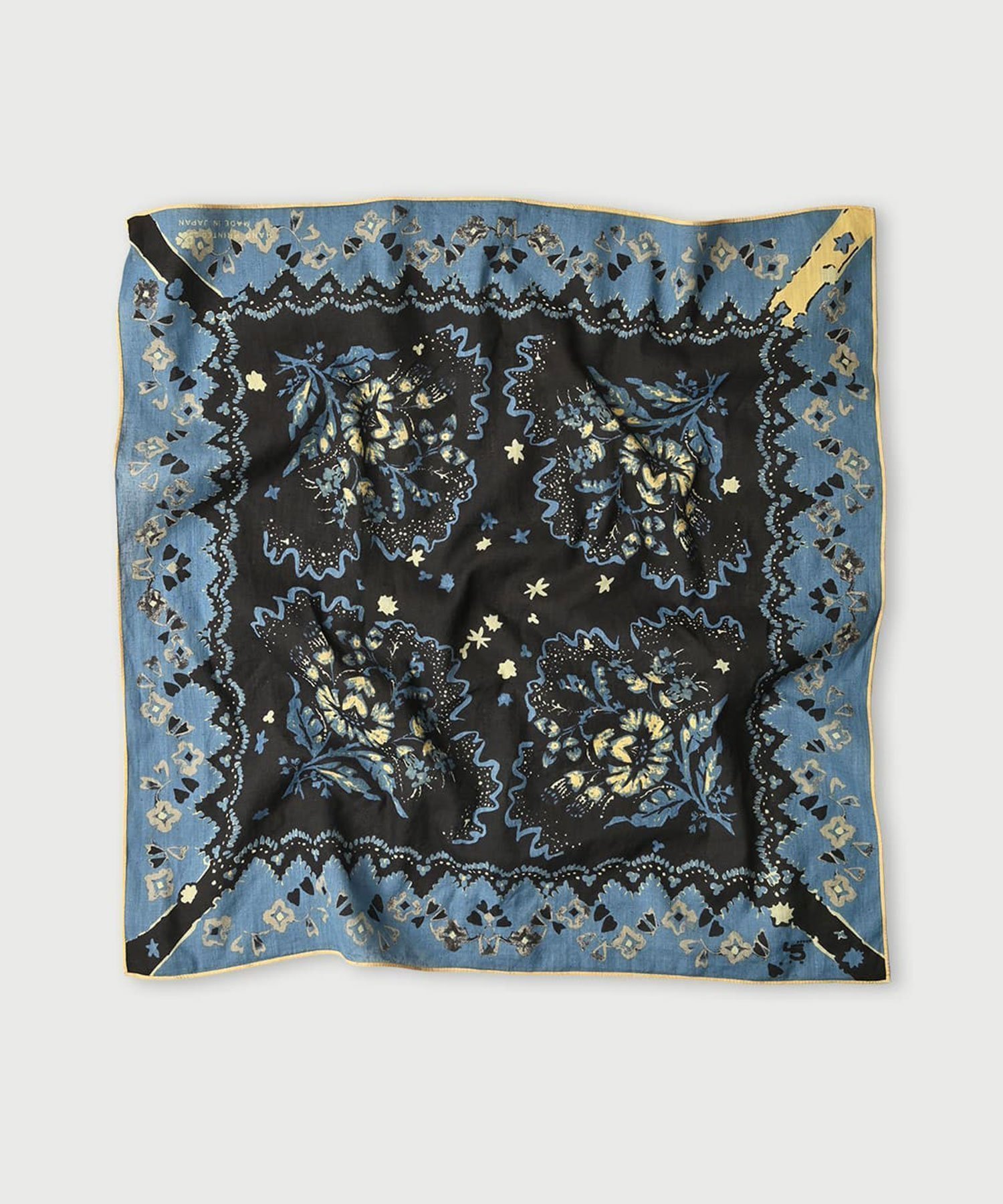 【フォーティファイブ アール/45R】のインドカディのアーミッシュビッグバンダナ インテリア・キッズ・メンズ・レディースファッション・服の通販 founy(ファニー) 　ファッション　Fashion　レディースファッション　Fashion for Women　スカーフ　Scarf, Neckwear　バンダナ　Bandana, Head Scarf　チャコール|ID: prp329100004938553 ipo3291000000037058436