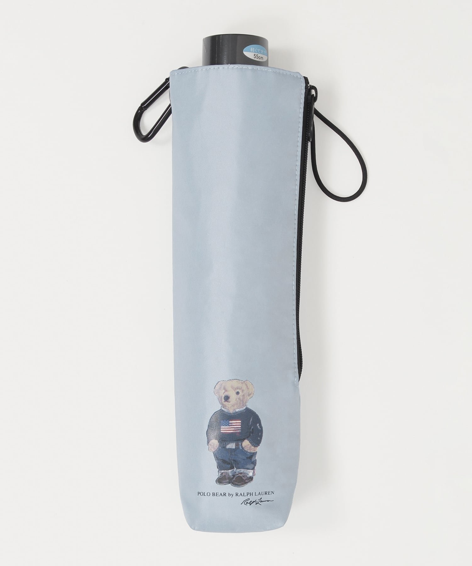 【ムーンバット/MOONBAT】の【WEB限定/遮光率100%/遮熱/UV/耐風】POLO RALPH LAUREN(ポロ ラルフローレン)晴雨兼用日傘 ポロベア 無地 折りたたみ傘 インテリア・キッズ・メンズ・レディースファッション・服の通販 founy(ファニー) 　ファッション　Fashion　レディースファッション　Fashion for Women　レイングッズ・傘・晴雨兼用傘　Umbrellas & Rain Gear　アイビー　Ivy Pattern　傘　Umbrella, Parasol　軽量　Lightweight, Ultra Light　ニューヨーク　New York, NYC Style　日傘　Parasol, UV Umbrella　無地　Plain, Solid Color　ワンポイント　One Point, Statement Accent　ビジネス 仕事 通勤　Business / Work / Commuting　サックスブルー|ID: prp329100004938554 ipo3291000000037058439