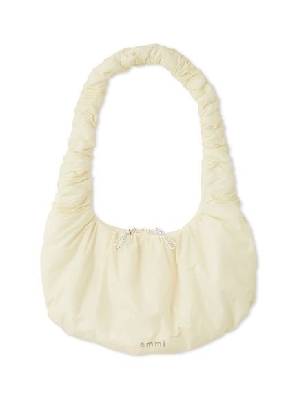 【エミ/emmi】のギャザーディテールショルダーバッグ/撥水 インテリア・キッズ・メンズ・レディースファッション・服の通販 founy(ファニー) 　ファッション　Fashion　レディースファッション　Fashion for Women　エアリー　Airy Texture　ギャザー　Gathered, Ruffled　ショルダー　Shoulder, Shoulder Strap　スマート　Smart, Elegant　フォルム　Silhouette, Form　CRM[004]|ID: prp329100004938560 ipo3291000000037058459