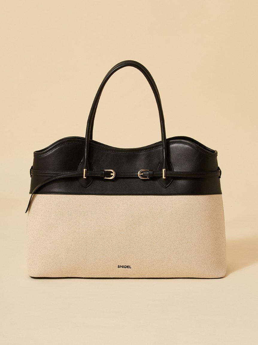 【スナイデル/SNIDEL】の【WEB限定カラーあり】ソフトベルトトートバッグ インテリア・キッズ・メンズ・レディースファッション・服の通販 founy(ファニー) 　ファッション　Fashion　レディースファッション　Fashion for Women　バッグ　Bags　ベルト&ウエストマーク　Belts & Waist Accessories　エレガント 上品　Elegant　ヴィンテージ　Vintage Style　クラシカル　Classical, Vintage-Inspired　シンプル　Simple, Minimal　スマート　Smart, Elegant　フェイクレザー　Faux Leather, PU Leather　ポケット　Pocket, Pocket Detail　マグネット　Magnet, Magnetic Closure　ミックス　Mix, Mixed Style　ビジネス 仕事 通勤　Business / Work / Commuting　MIX[930]|ID: prp329100004938572 ipo3291000000037058506