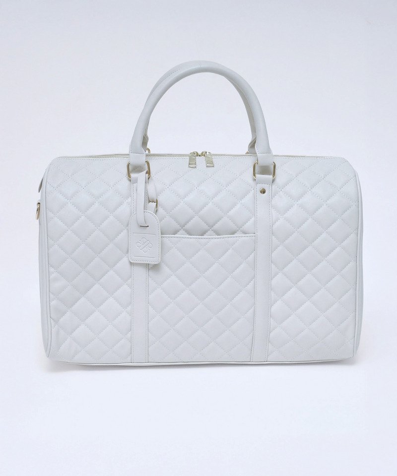 【ロイヤルパーティー/ROYAL PARTY】の公式通販限定カラーあり【Mサイズ】キルティングボストンBAG インテリア・キッズ・メンズ・レディースファッション・服の通販 founy(ファニー) 　ファッション　Fashion　レディースファッション　Fashion for Women　バッグ　Bags　エレガント 上品　Elegant　キルティング　Quilted, Quilting　ベーシック　Basic, Essential　ボストン　Boston　ポケット　Pocket, Pocket Detail　旅行　Travel　オフホワイト|ID: prp329100004938576 ipo3291000000037058522