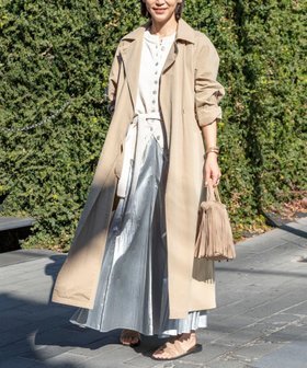 【ノーリーズ/NOLLEY'S】のウォッシャブルLIGHT TRENCH COAT 人気、トレンドファッション・服の通販 founy(ファニー) ファッション Fashion レディースファッション Fashion for Women アウター Coat / Outerwear Collection コート・ロングコート・ピーコート Long Coats, Peacoats & More トレンチコート / 春秋の定番アウター Trench Coats ウォッシャブル Machine Washable 春 Spring 秋 Autumn カットソー Cut and Sewn Top 軽量 Lightweight, Ultra Light 人気 Popular, Best Seller ピーチ Peach, Soft Touch フォルム Silhouette, Form フロント Front, Front Design メタル Metal, Metal Parts おすすめ Recommended / Our Picks 2024年 2024 2024春夏・S/S Spring/Summer 2024 SS24 2026年 2026 |ID:prp329100004939118