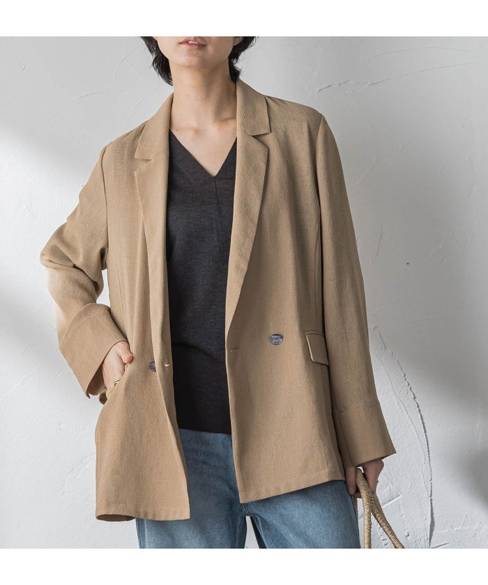 【メイソングレイ/MAYSON GREY】のヴィンテージメッシュダブルブレストジャケット インテリア・キッズ・メンズ・レディースファッション・服の通販 founy(ファウニー) https://founy.com/ ファッション Fashion レディースファッション Fashion for Women アウター Coat / Outerwear Collection レディースジャケット・軽アウター Jackets 春 Spring ジャケット Jacket, Outerwear スニーカー Sneakers, Trainers ダブル Double, Double-Breasted デニム Denim, Jeans Material バランス Balance, Style Balance パターン Pattern, Design Print フロント Front, Front Design メッシュ Mesh, Net Fabric S/S・春夏 SS, Spring/Summer, Warm Season 夏 Summer エレガント 上品 Elegant 2026年 2026 2026春夏・S/S Spring/Summer 2026 SS26 |ID: prp329100004939140 ipo3291000000037349018