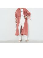 【ルージュヴィフラクレ/Rouge vif la cle】のシアーライトコート 人気、トレンドファッション・服の通販 founy(ファニー) ファッション Fashion レディースファッション Fashion for Women アウター Coat / Outerwear Collection コート・ロングコート・ピーコート Long Coats, Peacoats & More おすすめ Recommended / Our Picks シアー Sheer, See-Through トレンチ Trench, Trench Coat トレンド Trend, Trending Now バランス Balance, Style Balance フォルム Silhouette, Form フラップ Flap, Flap Pocket リラックス Relax, Relaxed Fit 春 Spring thumbnail ピンク|ID: prp329100004939142 ipo3291000000037063276