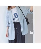 【ユーバイ スピック&スパン/U by Spick&Span】の《追加》シアーオーバージャケット サックスブルー|ID: prp329100004939202 ipo3291000000037349544