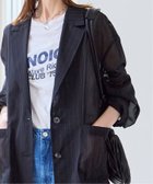 【ユーバイ スピック&スパン/U by Spick&Span】の《追加》シアーオーバージャケット ブラック|ID: prp329100004939202 ipo3291000000037349545