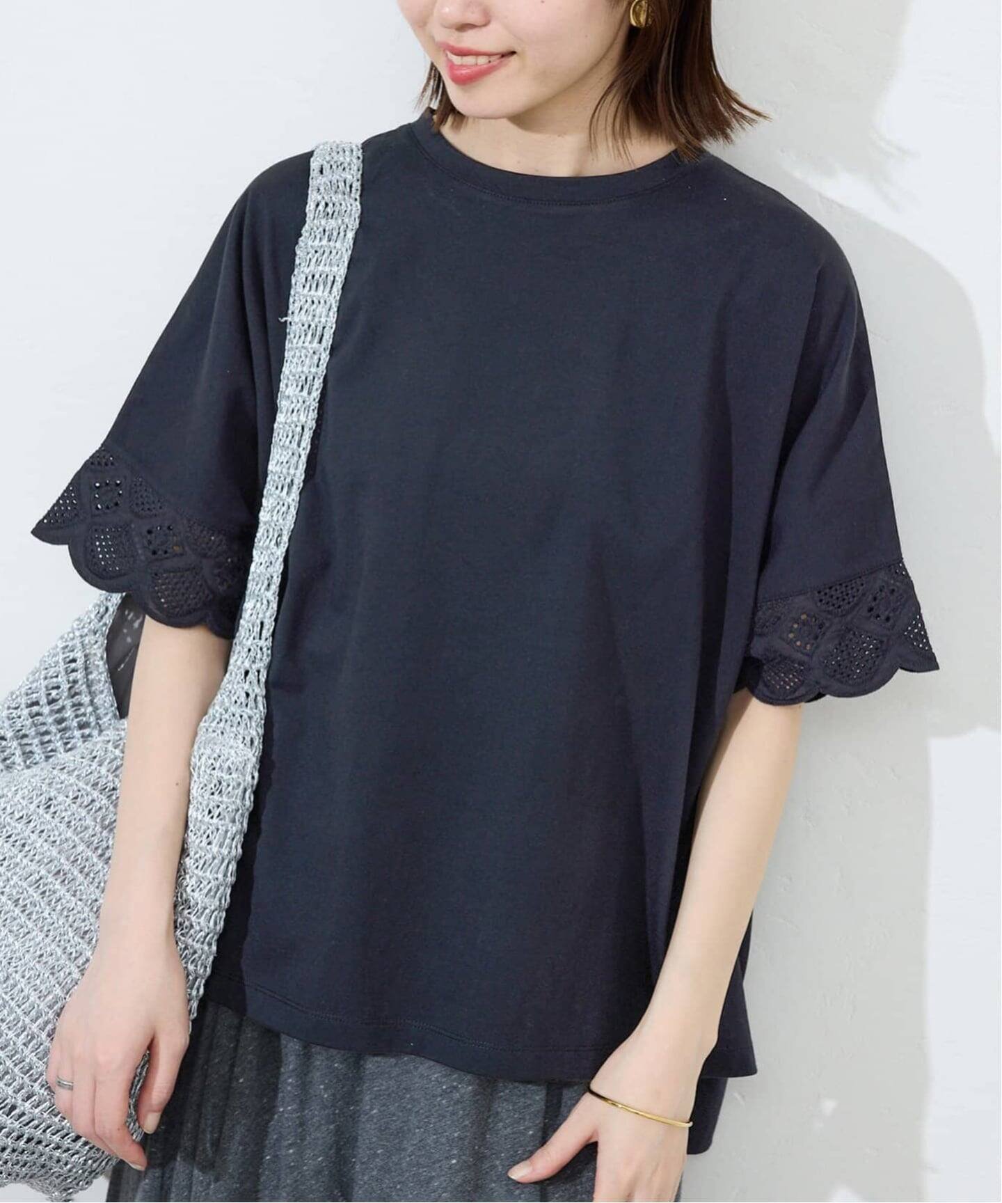 【スローブ イエナ/SLOBE IENA】の《WEB限定/追加 》レースコンビニュアンスプルオーバー インテリア・キッズ・メンズ・レディースファッション・服の通販 founy(ファニー) 　ファッション　Fashion　レディースファッション　Fashion for Women　トップス・カットソー　Cut & Sew Tops　カジュアルプルオーバー・ニットトップス　Pullovers & Knit Tops / Casual Pullovers　2025年　2025　2025春夏・S/S　Spring/Summer 2025 SS25　レース　Lace, Lace Fabric　人気　Popular, Best Seller　ブラック|ID: prp329100004939213 ipo3291000000037063932