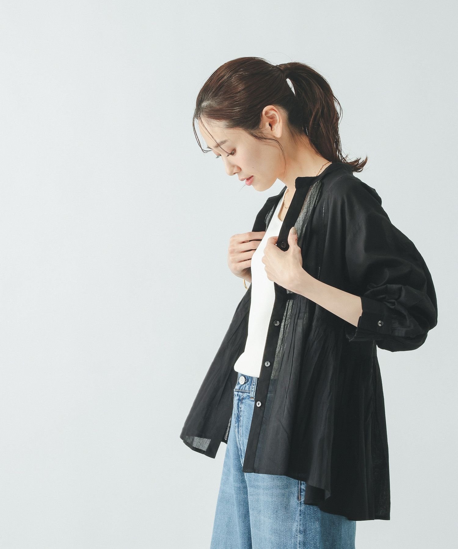 【グローバルワーク/GLOBAL WORK】のmeets India/ハシゴレースブラウス/601190 インテリア・キッズ・メンズ・レディースファッション・服の通販 founy(ファニー) 　ファッション　Fashion　レディースファッション　Fashion for Women　トップス・カットソー　Cut & Sew Tops　シャツ・ブラウス・オフィスカジュアル　Elegant Blouses & Button-Ups　インド　Indian Textile　洗える　Machine Washable　ギャザー　Gathered, Ruffled　チュニック　Tunic, Long Top　ティアード　Tiered, Tiered Style　フレア　Flare, Flared　ベスト　Vest, Waistcoat　ペプラム　Peplum, Flared Hem　羽織　Haori, Light Jacket　レース　Lace, Lace Fabric　ワイド　Wide, Wide Fit　おすすめ　Recommended / Our Picks　旅行　Travel　ブラック09|ID: prp329100004939230 ipo3291000000037064045