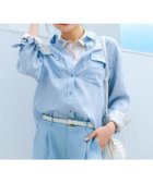 【アンタイトル/UNTITLED】の【古畑星夏さん着用/接触冷感/シアー】ドライタッチシャツ サックスブルー|ID: prp329100004939261 ipo3291000000037064237