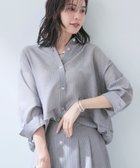 【インディヴィ/INDIVI】の【洗える/2WAY】ドロスト付 シアーシャンブレーシャツ 人気、トレンドファッション・服の通販 founy(ファニー) ファッション Fashion レディースファッション Fashion for Women トップス・カットソー Cut & Sew Tops シャツ・ブラウス・オフィスカジュアル Elegant Blouses & Button-Ups 洗える Machine Washable シャンブレー Chambray, Denim-Like Fabric シンプル Simple, Minimal スマート Smart, Elegant セットアップ Set-Up, Coordinated Outfit トレンド Trend, Trending Now ドローストリング Drawstring, Pull Cord 長袖 Long Sleeve, Full Sleeve バランス Balance, Style Balance 半袖 Short Sleeve, Half Sleeve thumbnail ネイビー×ホワイト ストライプ|ID: prp329100004939313 ipo3291000000037064526