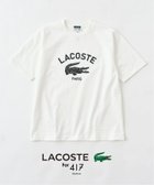 【フォーワンセブン エディフィス/417 EDIFICE】の【LACOSTE / ラコステ】 417別注 Print Tシャツ 人気、トレンドファッション・服の通販 founy(ファニー) ファッション Fashion レディースファッション Fashion for Women トップス・カットソー Cut & Sew Tops シャツ・ブラウス・オフィスカジュアル Elegant Blouses & Button-Ups ロングTシャツ・Tシャツ Longline T-Shirts & Tees スペシャル Special, Limited Edition フランス France, French ワンポイント One Point, Statement Accent 人気 Popular, Best Seller 別注 Limited Edition, Custom Order 定番 Standard, Basic Item thumbnail ブラック|ID: prp329100004939403 ipo3291000000037065176