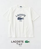 【フォーワンセブン エディフィス/417 EDIFICE】の【LACOSTE / ラコステ】 417別注 Print Tシャツ 人気、トレンドファッション・服の通販 founy(ファニー) ファッション Fashion レディースファッション Fashion for Women トップス・カットソー Cut & Sew Tops シャツ・ブラウス・オフィスカジュアル Elegant Blouses & Button-Ups ロングTシャツ・Tシャツ Longline T-Shirts & Tees スペシャル Special, Limited Edition フランス France, French ワンポイント One Point, Statement Accent 人気 Popular, Best Seller 別注 Limited Edition, Custom Order 定番 Standard, Basic Item thumbnail ブルー A|ID: prp329100004939403 ipo3291000000037065179
