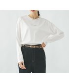 【グローバルワーク/GLOBAL WORK】のリッチクリーンプリントロンT/636710 オフ×筆記体ロ05|ID:prp329100004939460