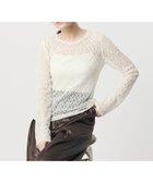【ビューティ&ユース ユナイテッドアローズ/BEAUTY&YOUTH / UNITED ARROWS】のフラワーレース プルオーバー WHITE|ID:prp329100004939478