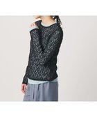【ビューティ&ユース ユナイテッドアローズ/BEAUTY&YOUTH / UNITED ARROWS】のフラワーレース プルオーバー BLACK|ID:prp329100004939478