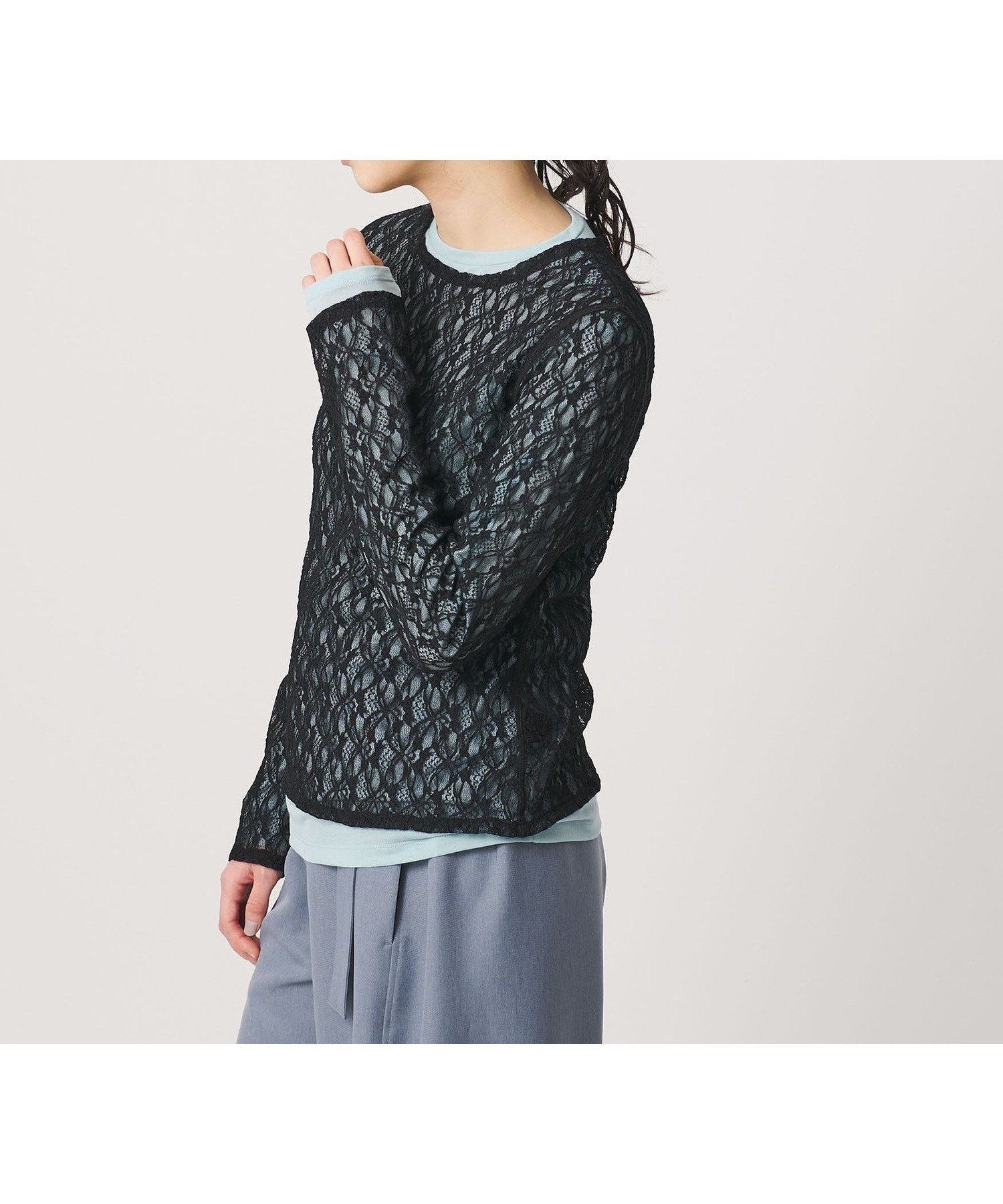 【ビューティ&ユース ユナイテッドアローズ/BEAUTY&YOUTH / UNITED ARROWS】のフラワーレース プルオーバー インテリア・キッズ・メンズ・レディースファッション・服の通販 founy(ファニー) 　ファッション　Fashion　レディースファッション　Fashion for Women　トップス・カットソー　Cut & Sew Tops　カジュアルプルオーバー・ニットトップス　Pullovers & Knit Tops / Casual Pullovers　イエロー　Yellow　インナー　Innerwear　カットソー　Cut and Sewn Top　コンパクト　Compact, Small Size　シアー　Sheer, See-Through　シンプル　Simple, Minimal　スウェット / スエット　Sweatshirt, Sweatwear　セットアップ　Set-Up, Coordinated Outfit　デニム　Denim, Jeans Material　フラワー　Flower, Floral　ミックス　Mix, Mixed Style　レース　Lace, Lace Fabric　おすすめ　Recommended / Our Picks　BLACK|ID: prp329100004939478 ipo3291000000037065744