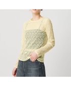 【ビューティ&ユース ユナイテッドアローズ/BEAUTY&YOUTH / UNITED ARROWS】のフラワーレース プルオーバー YELLOW|ID:prp329100004939478