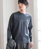 【グローバルワーク/GLOBAL WORK】のリッチクリーンTEE/プリント/長袖/147181 人気、トレンドファッション・服の通販 founy(ファニー) ファッション Fashion レディースファッション Fashion for Women トップス・カットソー Cut & Sew Tops おすすめ Recommended / Our Picks インナー Innerwear グラフィック Graphic, Graphic Design シルク Silk, 100% Silk ジャケット Jacket, Outerwear スリット Slit, Slit Detail プリント Print, Printed Pattern リラックス Relax, Relaxed Fit 長袖 Long Sleeve, Full Sleeve thumbnail チャコール*筆記ロゴ18|ID: prp329100004939483 ipo3291000000037065816
