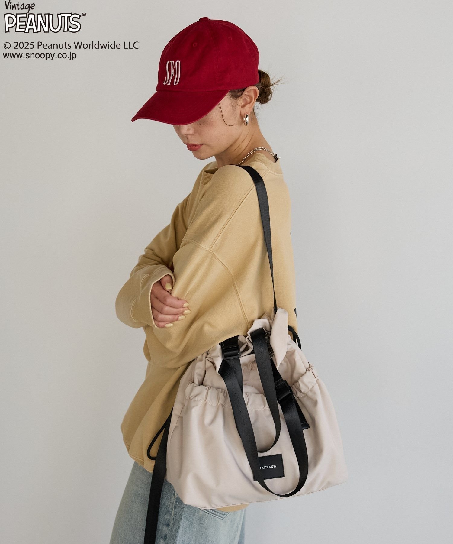 【ベイフロー/BAYFLOW】の3WAY撥水アジャスタートート インテリア・キッズ・メンズ・レディースファッション・服の通販 founy(ファニー) 　ファッション　Fashion　レディースファッション　Fashion for Women　バッグ　Bags　フロント　Front, Front Design　ポケット　Pocket, Pocket Detail　アイボリー52|ID: prp329100004942099 ipo3291000000037091443