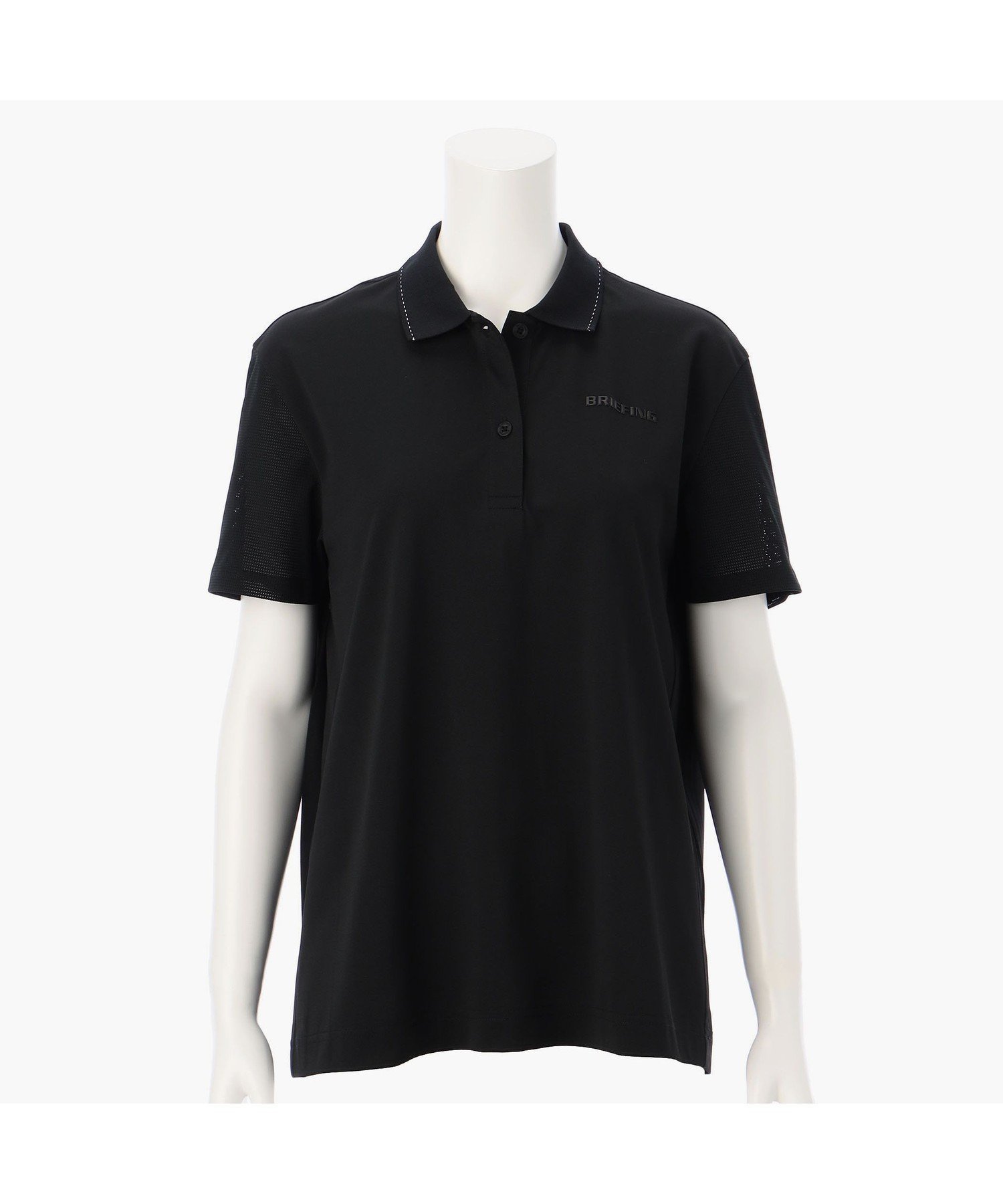 【ブリーフィング/BRIEFING】のウイメンズバックプリーツドポロ(リラックスフィット) 人気、トレンドファッション・服の通販 founy(ファニー) 　ファッション　Fashion　レディースファッション　Fashion for Women　バッグ　Bags　春　Spring　吸水　Absorbent, Quick-Dry　軽量　Lightweight, Ultra Light　ストレッチ　Stretch, Stretchy Fabric　フィット　Fit, Slim Fit　プリーツ　Pleats, Pleated　ポロシャツ　Polo Shirt, Collared Tee　半袖　Short Sleeve, Half Sleeve　メッシュ　Mesh, Net Fabric　モダン　Modern, Contemporary　リラックス　Relax, Relaxed Fit　S/S・春夏　SS, Spring/Summer, Warm Season　おすすめ　Recommended / Our Picks　夏　Summer　ゴルフ　Golf　 other-1|ID: prp329100004942143 ipo3291000000037091706