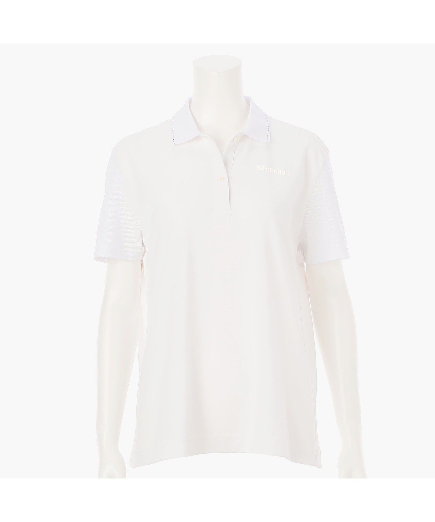 【ブリーフィング/BRIEFING】のウイメンズバックプリーツドポロ(リラックスフィット) インテリア・キッズ・メンズ・レディースファッション・服の通販 founy(ファニー) 　ファッション　Fashion　レディースファッション　Fashion for Women　バッグ　Bags　春　Spring　吸水　Absorbent, Quick-Dry　軽量　Lightweight, Ultra Light　ストレッチ　Stretch, Stretchy Fabric　フィット　Fit, Slim Fit　プリーツ　Pleats, Pleated　ポロシャツ　Polo Shirt, Collared Tee　半袖　Short Sleeve, Half Sleeve　メッシュ　Mesh, Net Fabric　モダン　Modern, Contemporary　リラックス　Relax, Relaxed Fit　S/S・春夏　SS, Spring/Summer, Warm Season　おすすめ　Recommended / Our Picks　夏　Summer　ゴルフ　Golf　WHITE|ID: prp329100004942143 ipo3291000000037091711