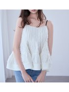 【スナイデル/SNIDEL】のボリュームティアードキャミチュニック 人気、トレンドファッション・服の通販 founy(ファニー) ファッション Fashion レディースファッション Fashion for Women トップス・カットソー Cut & Sew Tops キャミソール&ノースリーブ Camisoles & Sleeveless Tops おすすめ Recommended / Our Picks ウェーブ Wavy Pattern エレガント 上品 Elegant サマー Summer, Summer Style シアー Sheer, See-Through スマート Smart, Elegant ツイード Twill, Twill Weave デコルテ Décolleté, Neckline フィット Fit, Slim Fit フェミニン Feminine, Girly フリンジ Fringe, Tassel フレア Flare, Flared ボトム Bottoms, Lower Wear ラップ Wrap, Wrap Design リボン Ribbon, Bow thumbnail IVR[003]|ID: prp329100004942146 ipo3291000000037091719