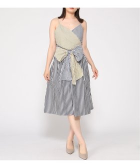 【バナナリパブリック ファクトリーストア/BANANA REPUBLIC FACTORY STORE】のSL STRAPPY WRAPPED FNF MIDI DRESS 人気、トレンドファッション・服の通販 founy(ファニー) ファッション Fashion レディースファッション Fashion for Women ワンピース Dresses フォーマル・パーティードレス・結婚式用ドレス Elegant & Casual Dresses カーディガン Cardigan, Knitwear キャミソール Camisole, Spaghetti Strap Top ジャケット Jacket, Outerwear ネックレス Necklace, Pendant Necklace モチーフ Motif, Design Theme リボン Ribbon, Bow 春 Spring 秋 Autumn |ID:prp329100004942148