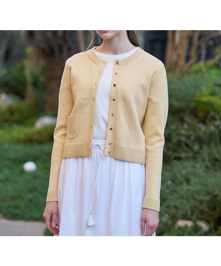 【ドレステリア/DRESSTERIOR】のウォッシャブルコットンカシミヤカーディガン インテリア・キッズ・メンズ・レディースファッション・服の通販 founy(ファニー) 　ファッション　Fashion　レディースファッション　Fashion for Women　トップス・カットソー　Cut & Sew Tops　カーディガン・羽織り　Layered Style Cardigans　2026年　2026　カーディガン　Cardigan, Knitwear　スマート　Smart, Elegant　ベーシック　Basic, Essential　ポケット　Pocket, Pocket Detail　ワイド　Wide, Wide Fit　人気　Popular, Best Seller　夏　Summer　春　Spring　S/S・春夏　SS, Spring/Summer, Warm Season　羽織　Haori, Light Jacket　オレンジ|ID: prp329100004942161 ipo3291000000037091796