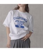 【サニーレーベル/Sonny Label / URBAN RESEARCH】の『別注』CHAMPION×Sonny Label ロゴスウェットTシャツ 人気、トレンドファッション・服の通販 founy(ファニー) ファッション Fashion レディースファッション Fashion for Women トップス・カットソー Cut & Sew Tops シャツ・ブラウス・オフィスカジュアル Elegant Blouses & Button-Ups レディースパーカー・カジュアルフーディー Casual Hoodies & Sweatshirts ロングTシャツ・Tシャツ Longline T-Shirts & Tees スウェット・クルーネックトップス Sweatshirts & Crewnecks / Relaxed Fit Sweat Tops 今季 This Season, Current Season スウェット / スエット Sweatshirt, Sweatwear トレンド Trend, Trending Now 別注 Limited Edition, Custom Order S/S・春夏 SS, Spring/Summer, Warm Season 夏 Summer 2026年 2026 thumbnail ホワイト|ID: prp329100004942167 ipo3291000000037091825