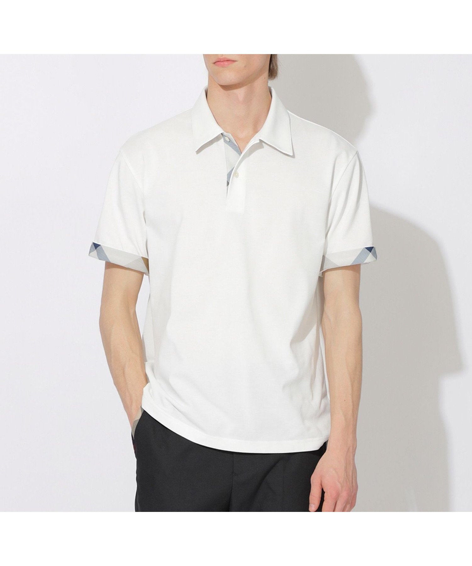 【ブルーレーベル クレストブリッジ/BLUE LABEL CRESTBRIDGE】の【Quiet checkシリーズ】ポロシャツ 人気、トレンドファッション・服の通販 founy(ファニー) 　ファッション　Fashion　レディースファッション　Fashion for Women　トップス・カットソー　Cut & Sew Tops　シャツ・ブラウス・オフィスカジュアル　Elegant Blouses & Button-Ups　ポロシャツ・きれいめカジュアル　Smart-Casual Polo Tops　チェック　Check, Plaid, Tartan　トレンド　Trend, Trending Now　フラット　Flat, Flat Shoes　ポロシャツ　Polo Shirt, Collared Tee　吸水　Absorbent, Quick-Dry　 other-1|ID: prp329100004942172 ipo3291000000037091848