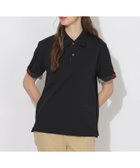 【ブルーレーベル クレストブリッジ/BLUE LABEL CRESTBRIDGE】の【Quiet checkシリーズ】ポロシャツ 人気、トレンドファッション・服の通販 founy(ファニー) ファッション Fashion レディースファッション Fashion for Women トップス・カットソー Cut & Sew Tops シャツ・ブラウス・オフィスカジュアル Elegant Blouses & Button-Ups ポロシャツ・きれいめカジュアル Smart-Casual Polo Tops チェック Check, Plaid, Tartan トレンド Trend, Trending Now フラット Flat, Flat Shoes ポロシャツ Polo Shirt, Collared Tee 吸水 Absorbent, Quick-Dry thumbnail ブラック|ID: prp329100004942172 ipo3291000000037091853