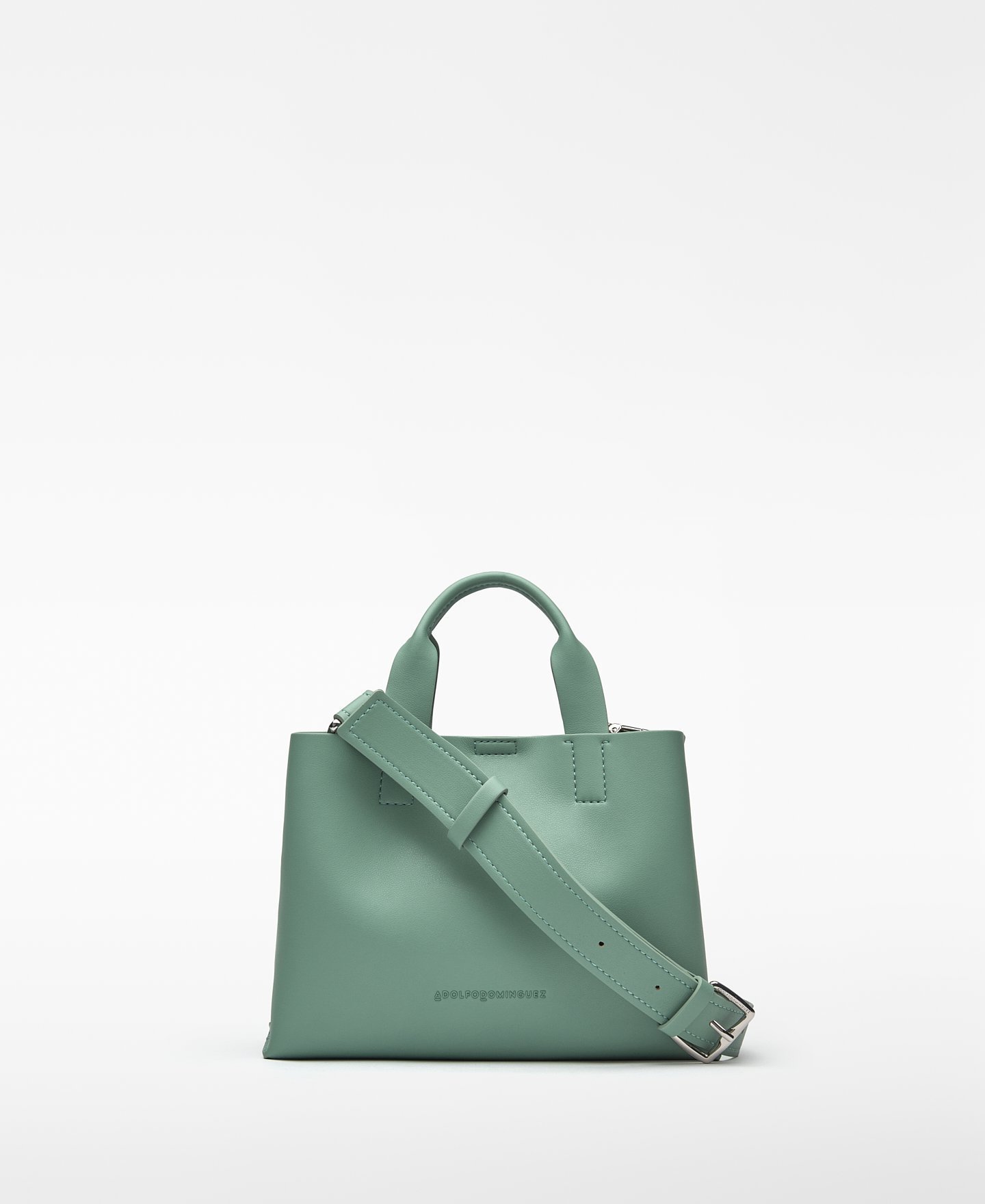 【その他のブランド/Other】のMicaミニフェイクレザートートバッグ ショルダー付き【26SS】 インテリア・キッズ・メンズ・レディースファッション・服の通販 founy(ファニー) 　ファッション　Fashion　レディースファッション　Fashion for Women　バッグ　Bags　エレガント 上品　Elegant　春　Spring　コレクション　Collection, Seasonal Line　コンパクト　Compact, Small Size　軽量　Lightweight, Ultra Light　ショルダー　Shoulder, Shoulder Strap　財布　Wallet, Purse　テクスチャー　Texture, Textured Fabric　トレンド　Trend, Trending Now　なめらか　Smooth, Silky Texture　ハンド　Hand, Handmade　バランス　Balance, Style Balance　フィット　Fit, Slim Fit　フェイクレザー　Faux Leather, PU Leather　ポケット　Pocket, Pocket Detail　ポーチ　Pouch, Small Case　マグネット　Magnet, Magnetic Closure　S/S・春夏　SS, Spring/Summer, Warm Season　おすすめ　Recommended / Our Picks　夏　Summer　旅行　Travel　ビジネス 仕事 通勤　Business / Work / Commuting　2026年　2026　Light green|ID: prp329100004942184 ipo3291000000037091917