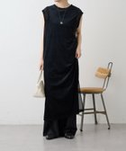 【イア パピヨネ/ear PAPILLONNER】のベロアシアーロングタンク【SUM1 STYLE】 人気、トレンドファッション・服の通販 founy(ファニー) ファッション Fashion レディースファッション Fashion for Women トップス・カットソー Cut & Sew Tops ベロアトップス Velour Tops / Velvet-Look Items シンプル Simple, Minimal スリット Slit, Slit Detail タンク Tank Top, Sleeveless Top ビスチェ Bustier, Corset Top ベスト Vest, Waistcoat ベロア Velour, Soft Velvet ラウンド Round, Round Neck おすすめ Recommended / Our Picks エレガント 上品 Elegant thumbnail ブラック|ID: prp329100004942187 ipo3291000000037091951