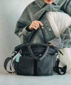 【レプシィム ローリーズファーム/LEPSIM LOWRYS FARM】の【500mlペットボトルも入る】撥水11ポケットトート 人気、トレンドファッション・服の通販 founy(ファニー) ファッション Fashion レディースファッション Fashion for Women バッグ Bags インナー Innerwear チャーム Charm, Pendant フォルム Silhouette, Form フラップ Flap, Flap Pocket ポケット Pocket, Pocket Detail 軽量 Lightweight, Ultra Light thumbnail ブラック09|ID: prp329100004942189 ipo3291000000037091976