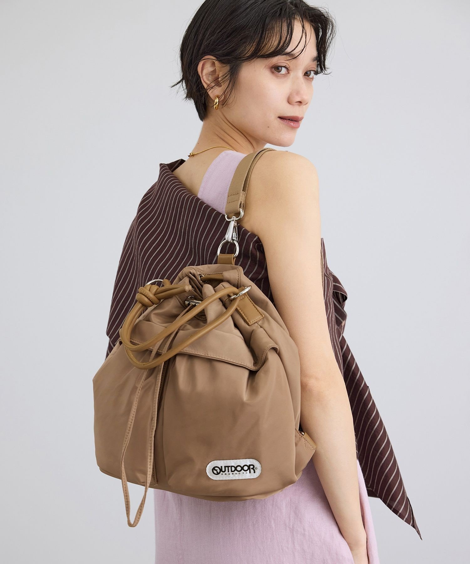 【サロン アダム エ ロペ/SALON adam et rope'】の【OUTDOOR PRODUCTS for SALON】別注ミニリュック インテリア・キッズ・メンズ・レディースファッション・服の通販 founy(ファニー) 　ファッション　Fashion　レディースファッション　Fashion for Women　リュック　Backpack, Rucksack　エレガント 上品　Elegant　別注　Limited Edition, Custom Order　旅行　Travel　ベージュ(27)|ID: prp329100004942199 ipo3291000000037092063