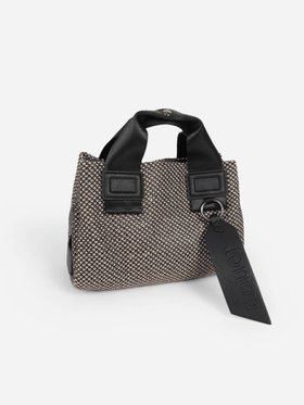 【ラシュッド/LASUD】の編み込みデザインミニトートバッグ(black) 人気、トレンドファッション・服の通販 founy(ファニー) ファッション Fashion レディースファッション Fashion for Women バッグ Bags ショルダー Shoulder, Shoulder Strap スクエア Square, Square Shape スマホ Smartphone, Mobile Device チャーム Charm, Pendant フォルム Silhouette, Form ポケット Pocket, Pocket Detail マグネット Magnet, Magnetic Closure 台形 A-Line, Trapezoid Shape 手帳 Planner, Notebook 財布 Wallet, Purse |ID:prp329100004942201